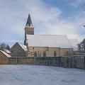 L'église sous la neige